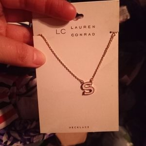 Lauren Conrad initial necklace